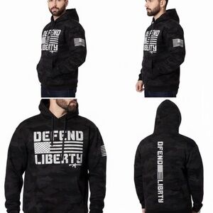 Defend Liberty Black Hoodie